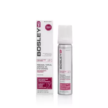 Пена с Миноксидилом 5 % для Восстановления Роста Волос у Женщин Bosley MD Minoxidil Topical Aerosol for Women (курс 2 месяца)