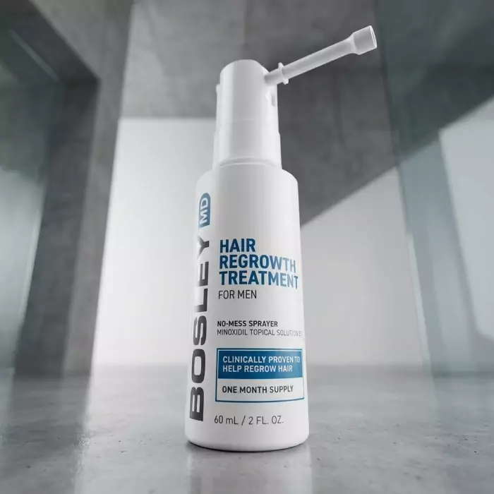 Спрей с Миноксидилом 5 % для Восстановления Роста Волос у Мужчин Bosley MD Hair Regrowth Treatment Minoxidil Topical Solution for Men
