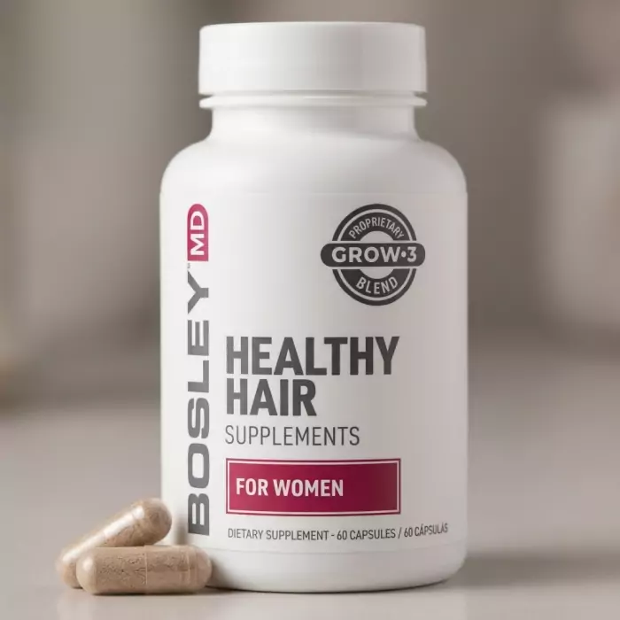 Диетическая Добавка для Роста Здоровых Волос у Женщин Bosley MD Healthy Hair Supplements for Women