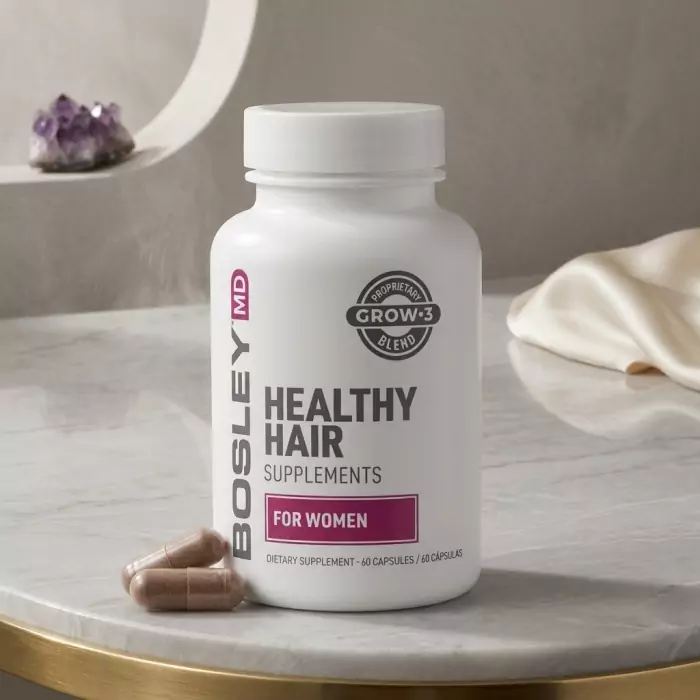 Диетическая Добавка для Роста Здоровых Волос у Женщин Bosley MD Healthy Hair Supplements for Women
