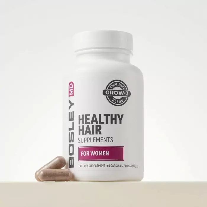 Диетическая Добавка для Роста Здоровых Волос у Женщин Bosley MD Healthy Hair Supplements for Women