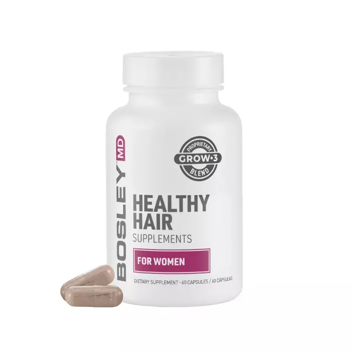 Диетическая Добавка для Роста Здоровых Волос у Женщин Bosley MD Healthy Hair Supplements for Women