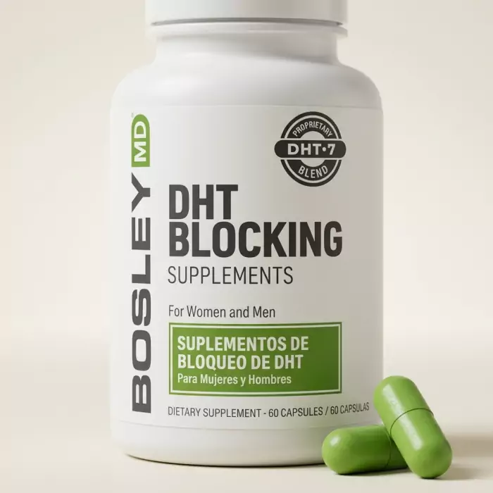 Диетическая Добавка-Блокатор ДГТ Bosley MD DHT Blocking Supplements for Women and Men