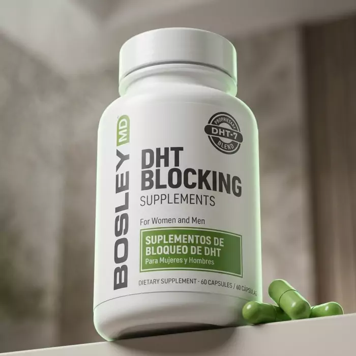 Диетическая Добавка-Блокатор ДГТ Bosley MD DHT Blocking Supplements for Women and Men