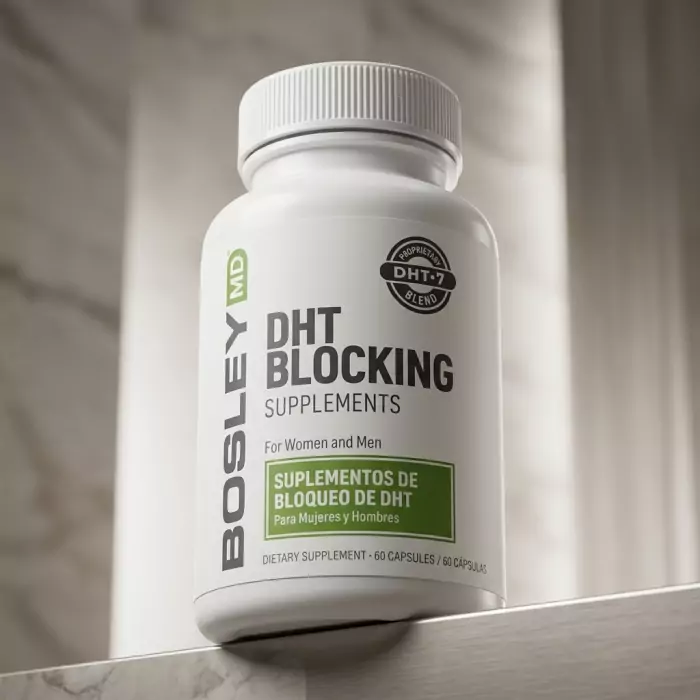 Диетическая Добавка-Блокатор ДГТ Bosley MD DHT Blocking Supplements for Women and Men