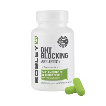 Диетическая Добавка-Блокатор ДГТ Bosley MD DHT Blocking Supplements for Women and Men