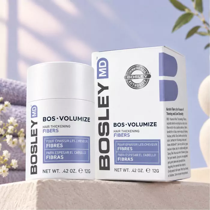 Уплотняющие Кератиновые Волокна Bosley MD Bos Volumize Hair Thickening Fibers, 12 г