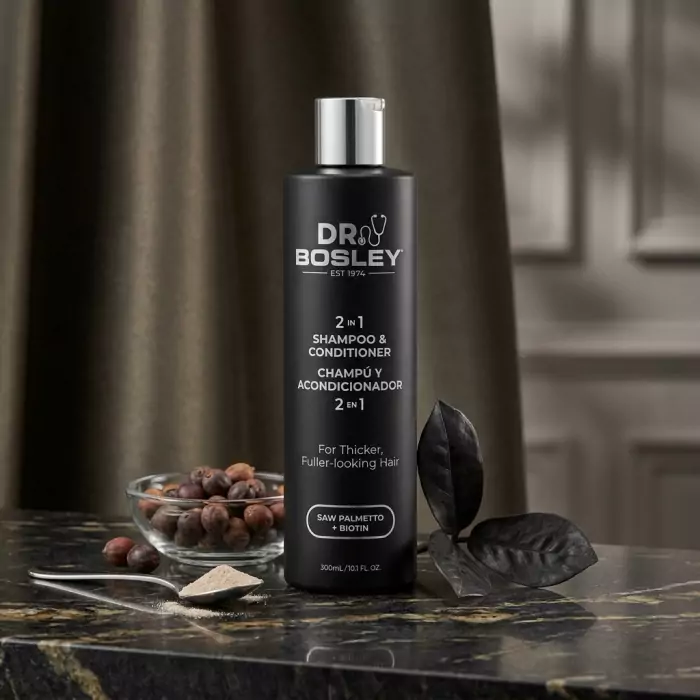 Шампунь и Кондиционер для Волос для Мужчин 2-в-1 Bosley MD Dr. Bosley Shampoo & Conditioner
