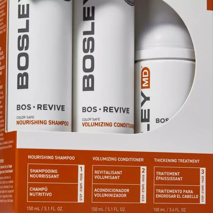 Набор для Восстановления Истонченных Окрашенных Волос Bosley MD Bos Revive Kit Color Safe