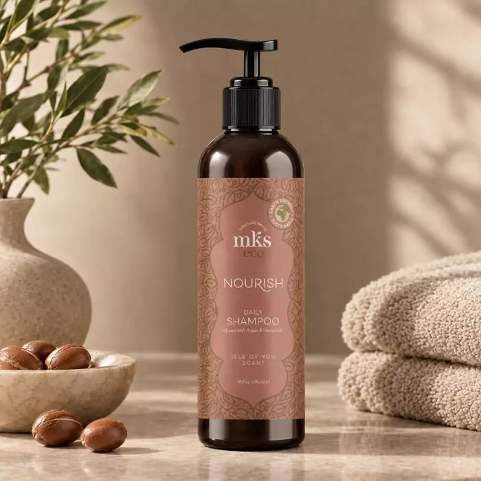 Питательный Шампунь для Нормальных и Сухих Волос «Для Тебя» MKS ECO Normal to Dry Hair Nourishing Shampoo Isle of You