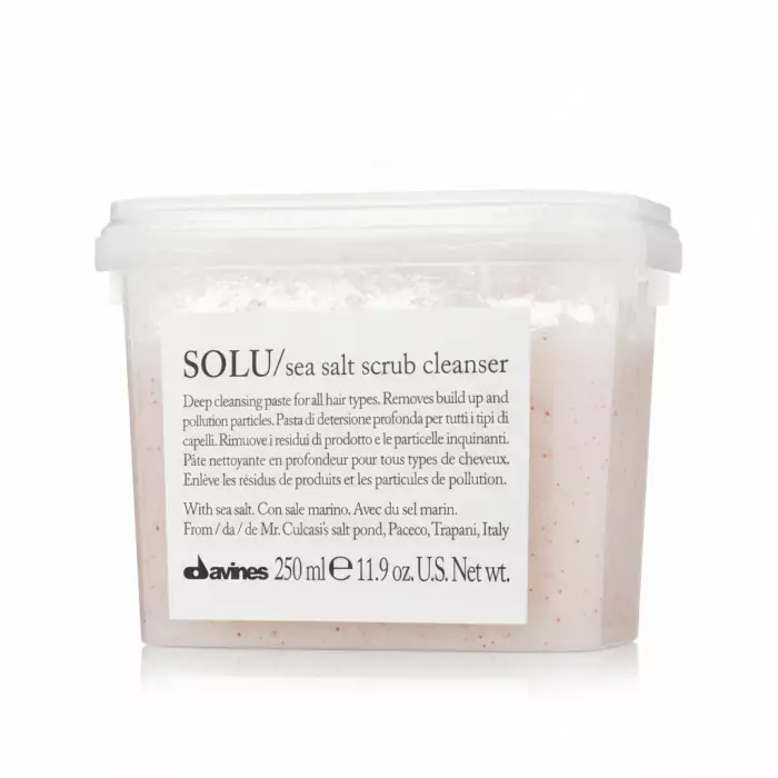 Очищающая Паста-Скраб с Морской Солью Davines Solu Sea Salt Scrub Cleanser