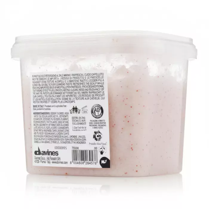Очищающая Паста-Скраб с Морской Солью Davines Solu Sea Salt Scrub Cleanser