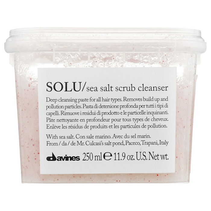 Очищающая Паста-Скраб с Морской Солью Davines Solu Sea Salt Scrub Cleanser