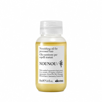 Питательное Масло для Волос Davines NEW Nounou Nourishing Oil for Processed Hair
