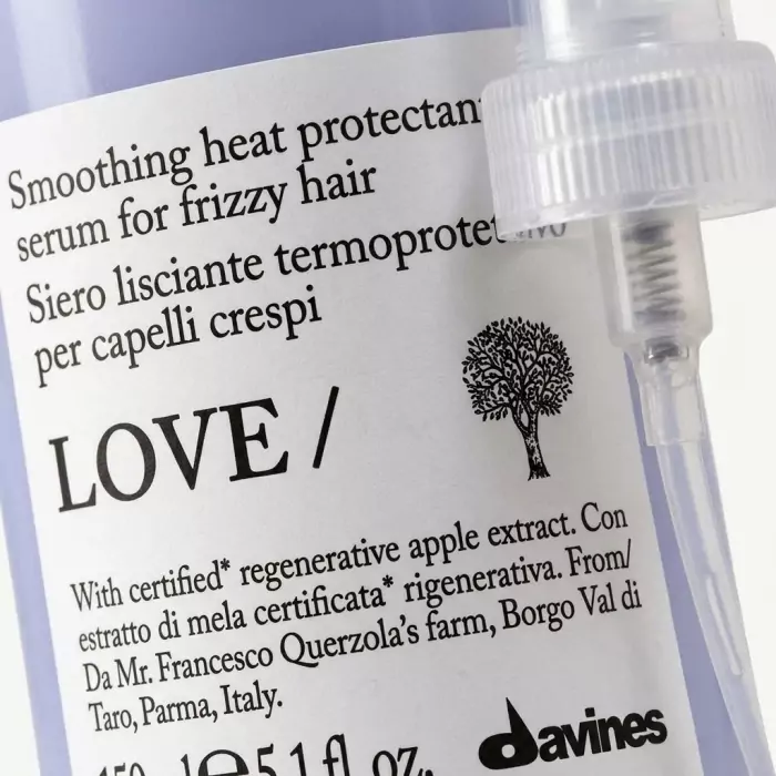 Термозащитная Сыворотка для Гладкости Непослушных Волос Davines NEW Love Smoothing Heat Protectant
