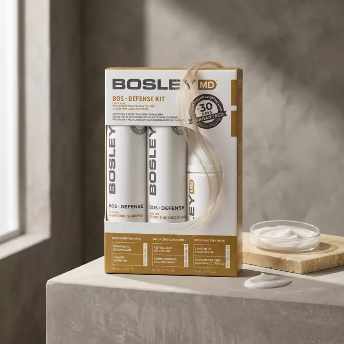 Набор для Предотвращения Истончения Волос Bosley MD Bos Defense Kit Color Safe