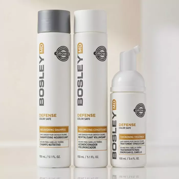 Набор для Предотвращения Истончения Волос Bosley MD Bos Defense Kit Color Safe
