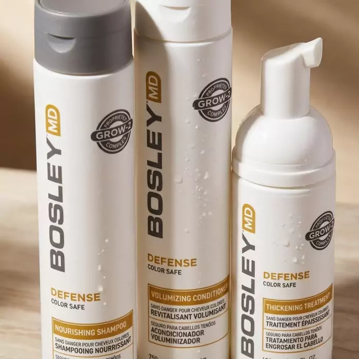 Набор для Предотвращения Истончения Волос Bosley MD Bos Defense Kit Color Safe