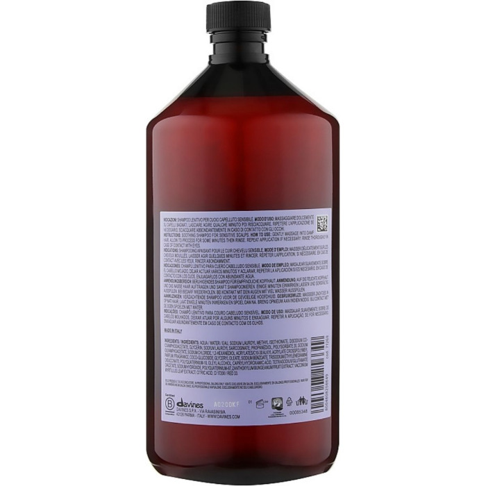 Успокаивающий Шампунь для Волос Davines Natural Tech Calming Shampoo