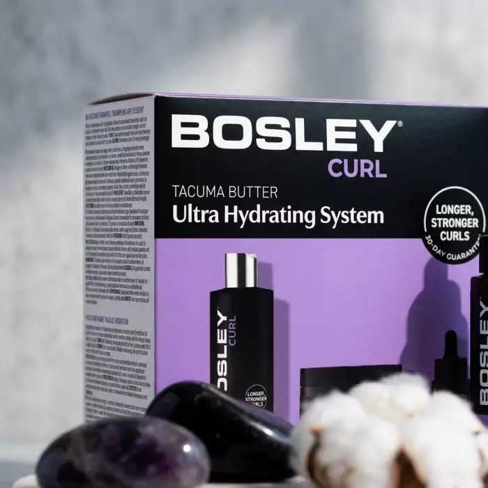 Набор Против Истончения и Выпадения Кудрявых Волос Bosley MD Curl Ultra Hydrating System
