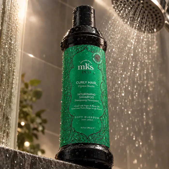 Питательный Шампунь для Кудрявых Волос «Нежный цвет» MKS ECO Curly Hair Nourishing Shampoo