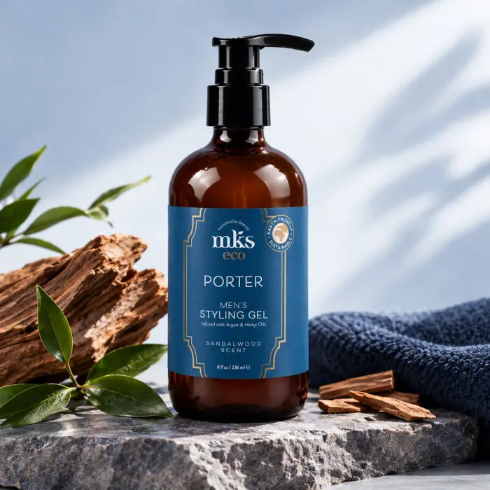 Стайлинговый Гель для Мужских Волос с Гибкой Фиксацией MKS ECO for Men Porter Styling Gel