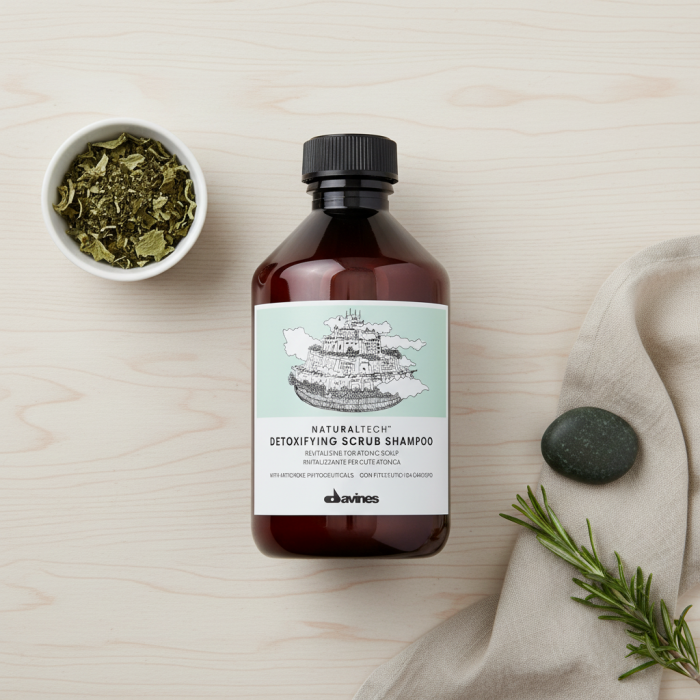 Детоксицирующий Шампунь-Скраб Davines Natural Tech Detoxifying Scrub Shampoo