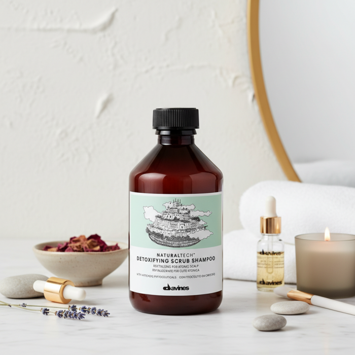 Детоксицирующий Шампунь-Скраб Davines Natural Tech Detoxifying Scrub Shampoo