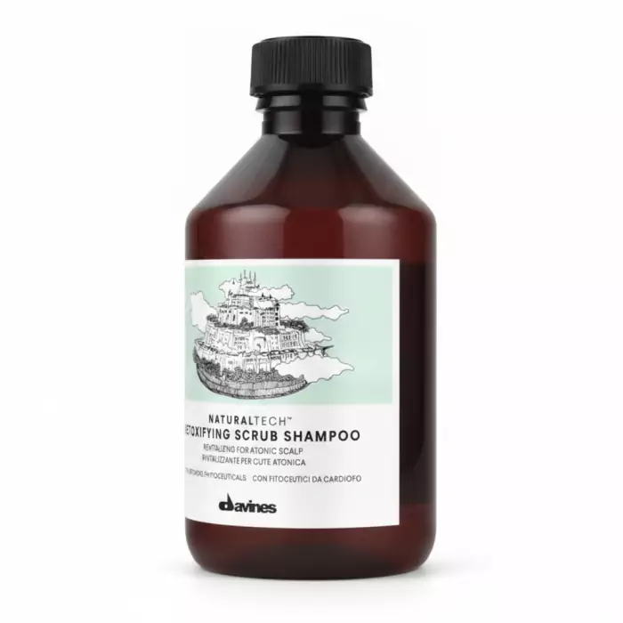 Детоксицирующий Шампунь-Скраб Davines Natural Tech Detoxifying Scrub Shampoo