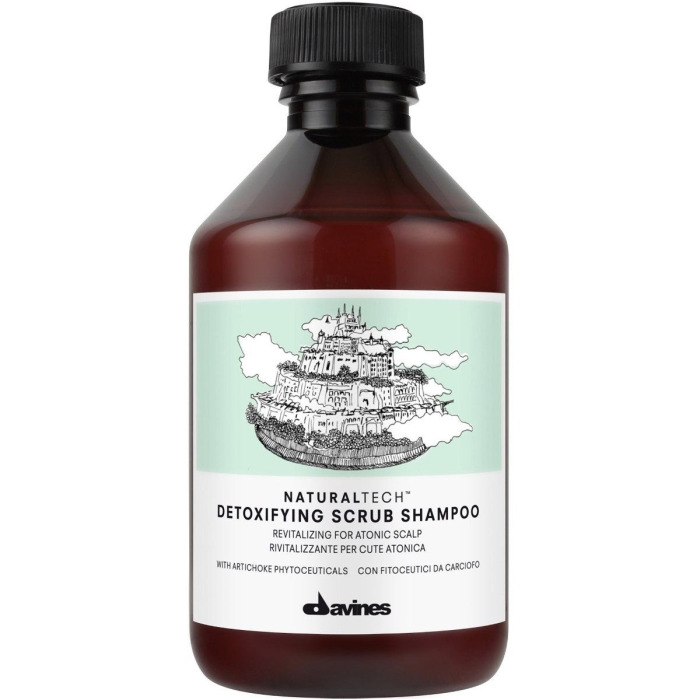 Детоксицирующий Шампунь-Скраб Davines Natural Tech Detoxifying Scrub Shampoo
