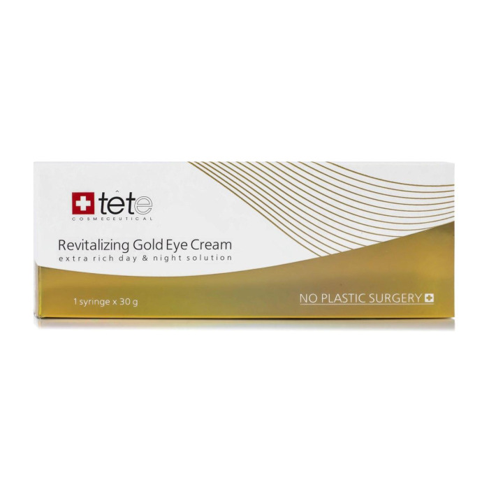 Омолаживающий Крем для Век с Коллоидным Золотом Tete Cosmeceutical Revitalizing Gold Eye Cream