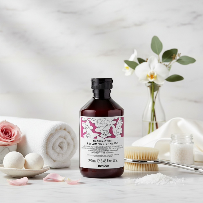 Уплотняющий Шампунь Davines Natural Tech Replumping Shampoo