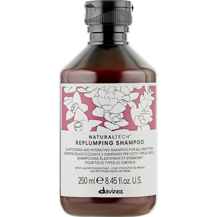 Davines Natural Tech Replumping Shampoo Уплотняющий Шампунь 250 ml