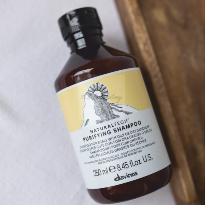 Очищающий Шампунь Против Перхоти Davines Natural Tech Purifying Shampoo