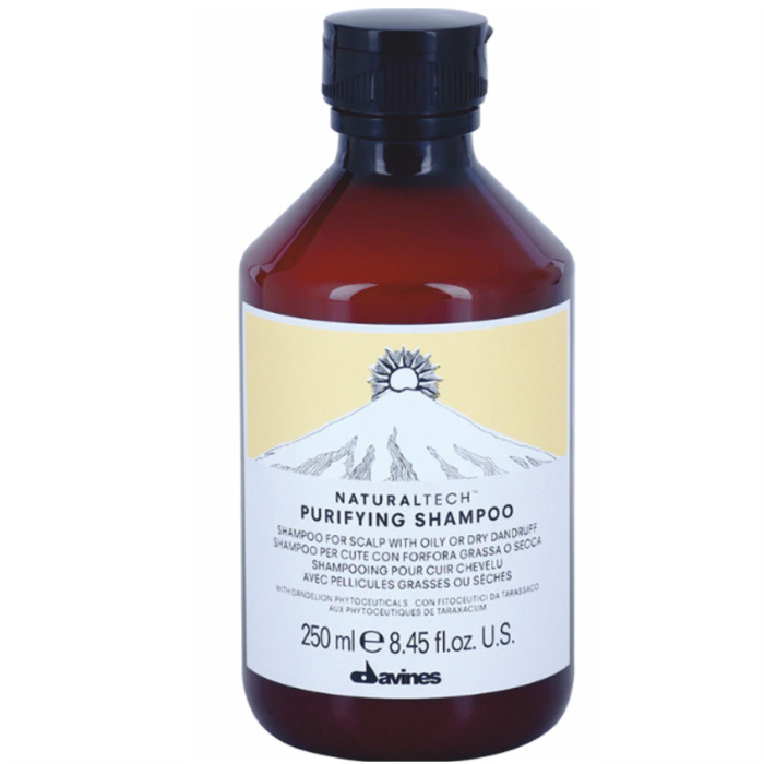 Очищающий Шампунь Против Перхоти Davines Natural Tech Purifying Shampoo