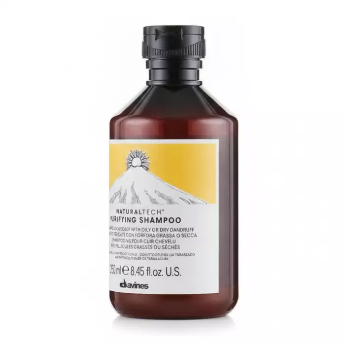 Davines Natural Tech Purifying Shampoo Очищающий Шампунь Против Перхоти 250 ml