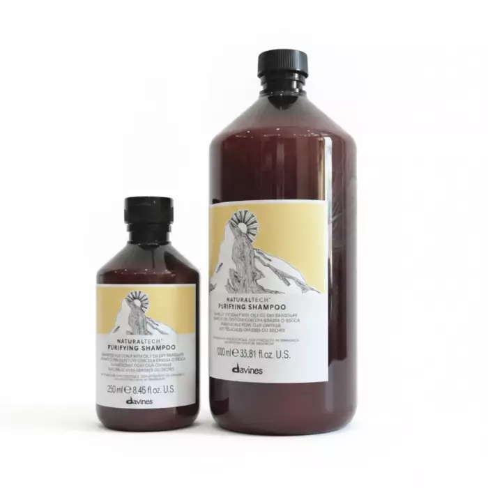 Очищающий Шампунь Против Перхоти Davines Natural Tech Purifying Shampoo