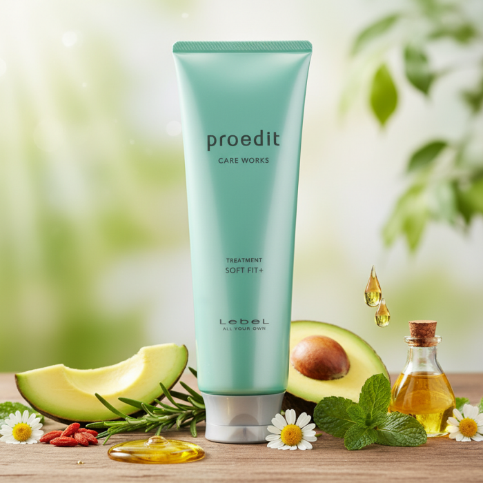 Маска для Сухих Жестких Волос Lebel Proedit Care Works Soft Fit Plus Treatment