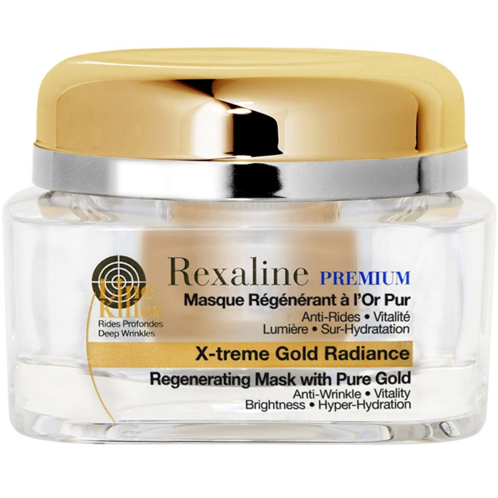 Омолаживающая Маска для Лица с Частицами Золота 24K Rexaline Line Killer X-Treme Gold Radiance Mask